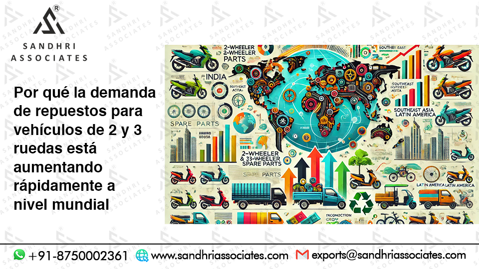 Por qué la demanda de repuestos para vehículos de 2 y 3 ruedas está aumentando a nivel mundial